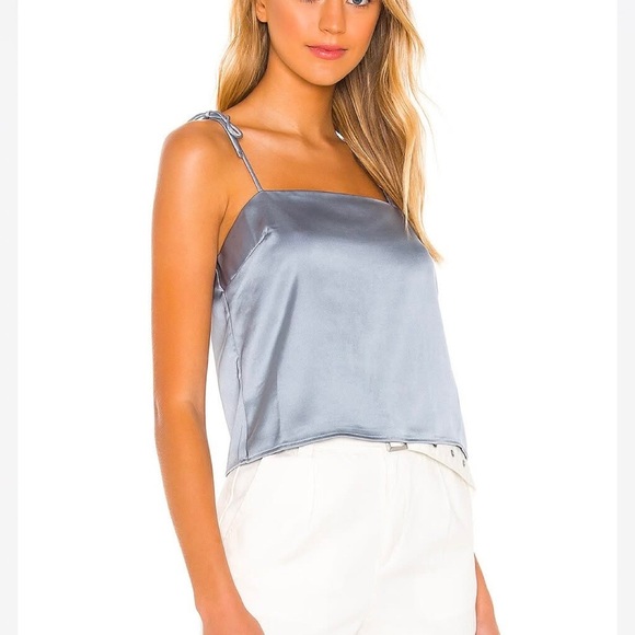 Superdown Blue Bustier Camisole Top - Picture 1 of 3